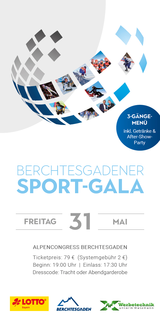 Plakat Sport-Gala Berchtesgaden