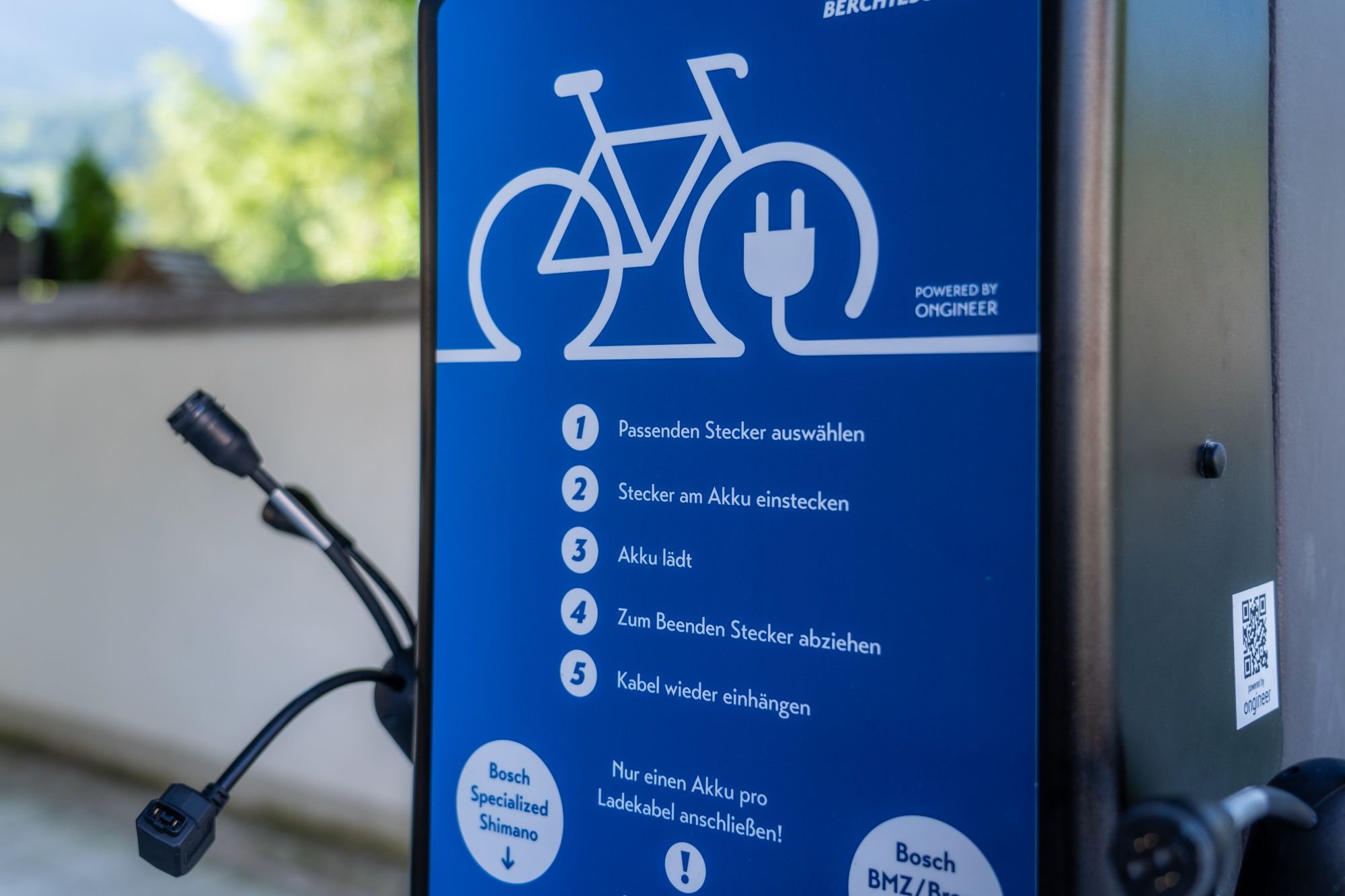 E-Bike Ladestation Alpencongress 