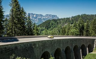 Die Rossfeld-Panoramastraße führt bis auf 1.600m Höhe